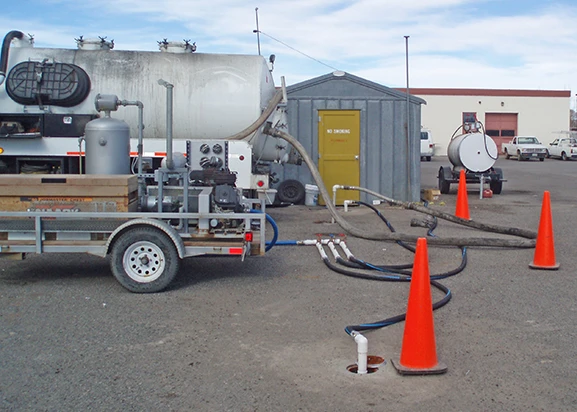 high‑pressure ozone/oxygen bio-sparge systems, used to address hydrocarbon impacts during remediation of leaking underground storage tank sites throughout Colorado.