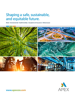 Apex Corporate Brochure: Shaping a safe, sustainable, and equitable future.