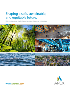 Apex Corporate Brochure: Shaping a safe, sustainable, and equitable future.