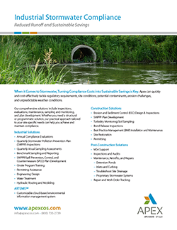 Industrial Stormwater Compliance brochure
