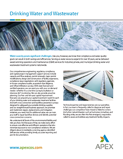 Drinking Water and Wastewater brochure
