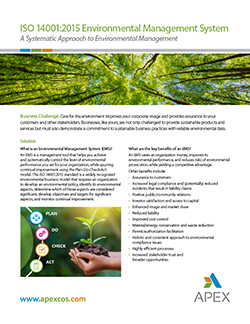 ISO 14001:2015 Environmental Management System brochure
