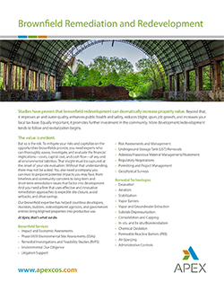 Brownfield Remediation and Redevelopment brochure