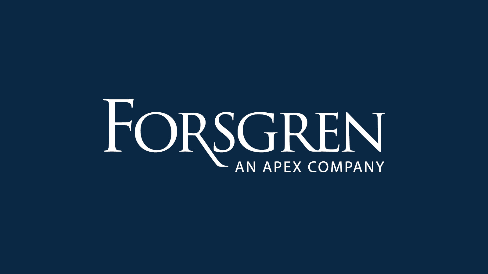 Apex acquires Forsgren Associates