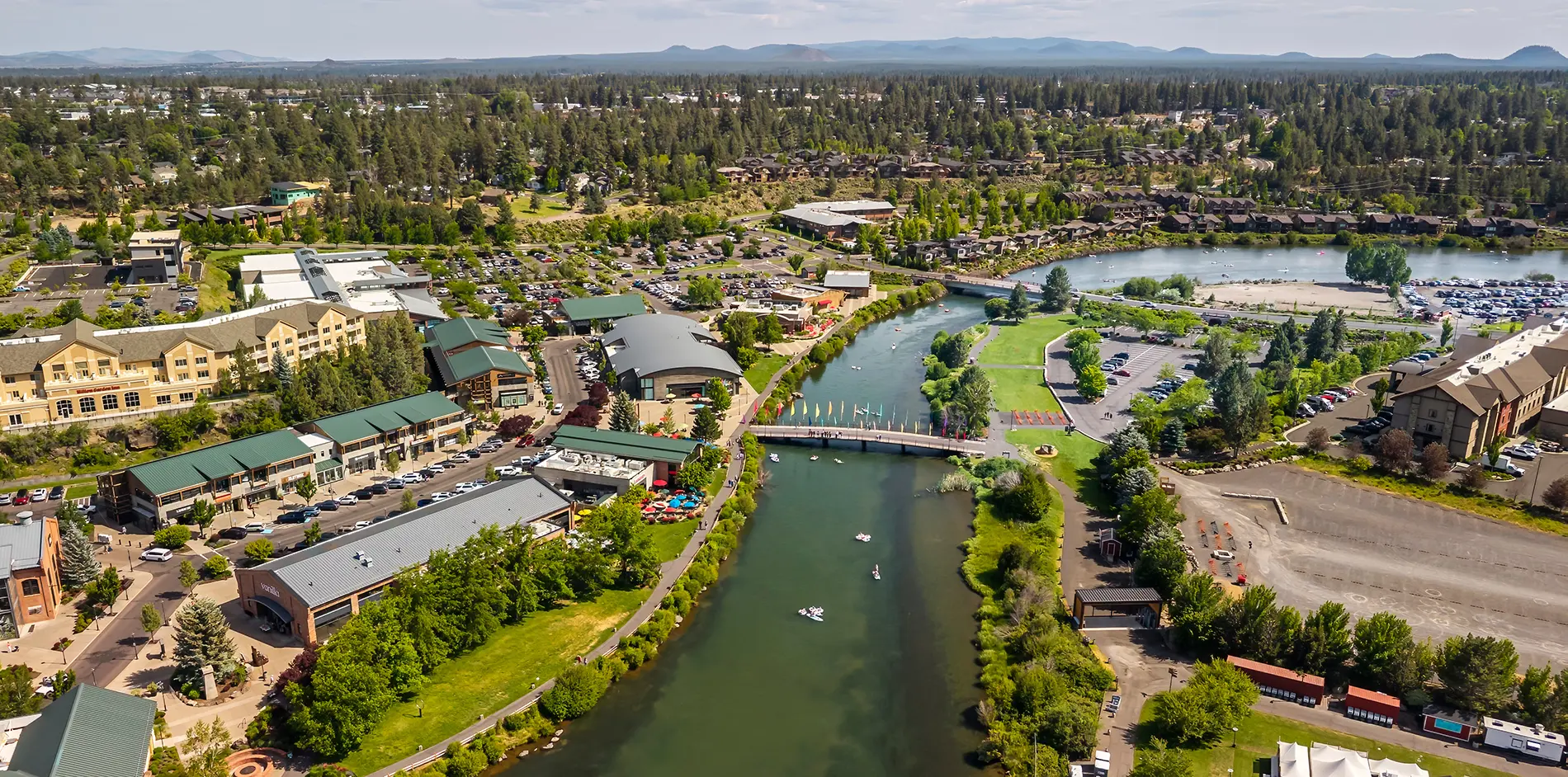 Bend Oregon aerial view