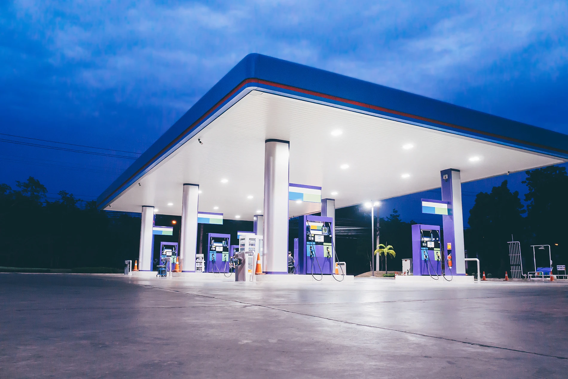 A gas station, one of the 100+ sites throughout Florida where Apex has provided assessments and remediation under the Petroleum Restoration Program.