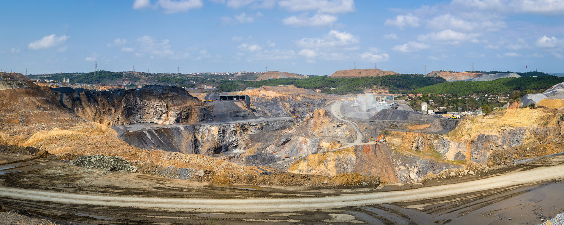Mineral Resources panoramic image of a quarry